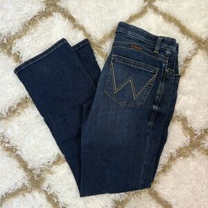 Wrangler Dark Blue Straight Leg Jeans